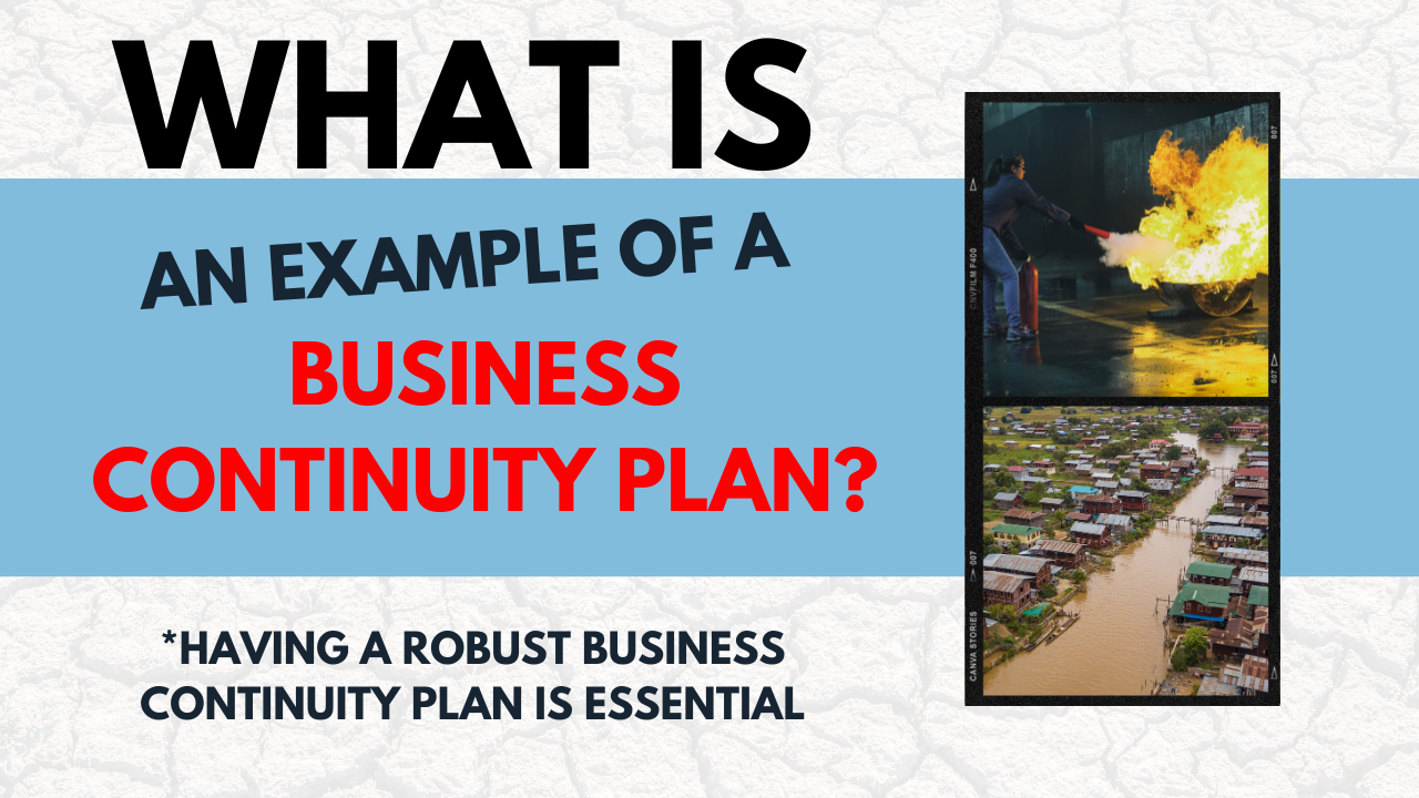 Example business continuity plan