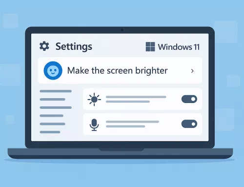 New: Windows 11 AI Agent helps with Settings